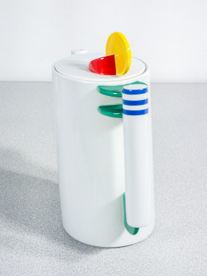 Servizio da caffé Color, design Marcello MORANDINI per ROSENTHAL, scatola e certificato originali. Germania, 1989