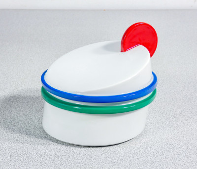 Servizio da caffé Color, design Marcello MORANDINI per ROSENTHAL, scatola e certificato originali. Germania, 1989