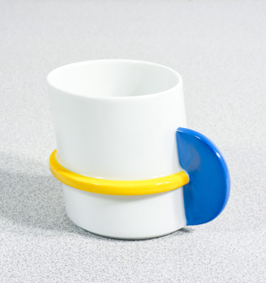 Servizio da caffé Color, design Marcello MORANDINI per ROSENTHAL, scatola e certificato originali. Germania, 1989