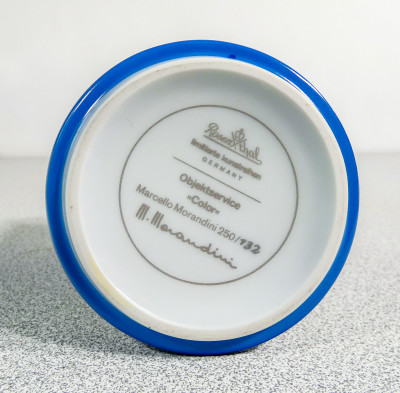 Servizio da caffé Color, design Marcello MORANDINI per ROSENTHAL, scatola e certificato originali. Germania, 1989