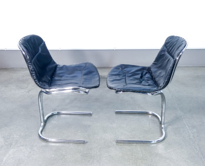 Set di quattro sedie Radiofreccia, design Gastone RINALDI per RIMA. Italia, Anni 70