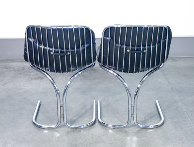 Set di quattro sedie Radiofreccia, design Gastone RINALDI per RIMA. Italia, Anni 70