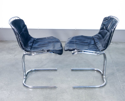 Set di quattro sedie Radiofreccia, design Gastone RINALDI per RIMA. Italia, Anni 70