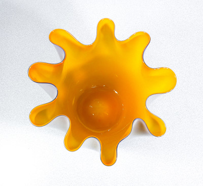 Vaso Fazzoletto design Fulvio BIANCONI per VENINI. Murano, 2020