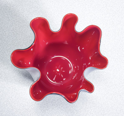 Vaso Fazzoletto design Fulvio BIANCONI per VENINI. Murano, 2023